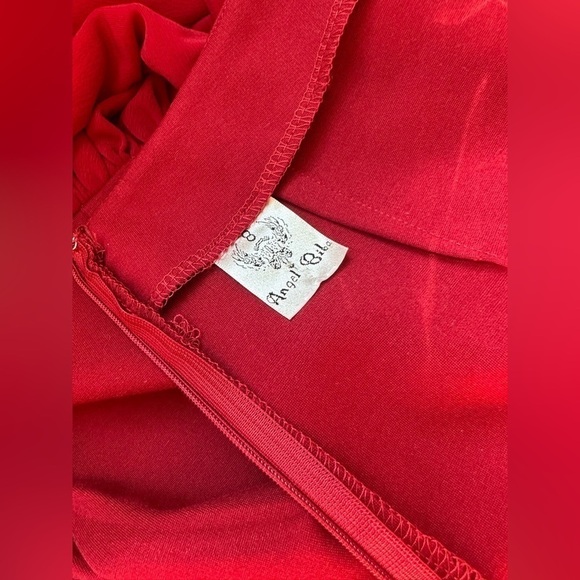 Angel Biba Red Dress Size 8 UK 4/6 US - Picture 8 of 10